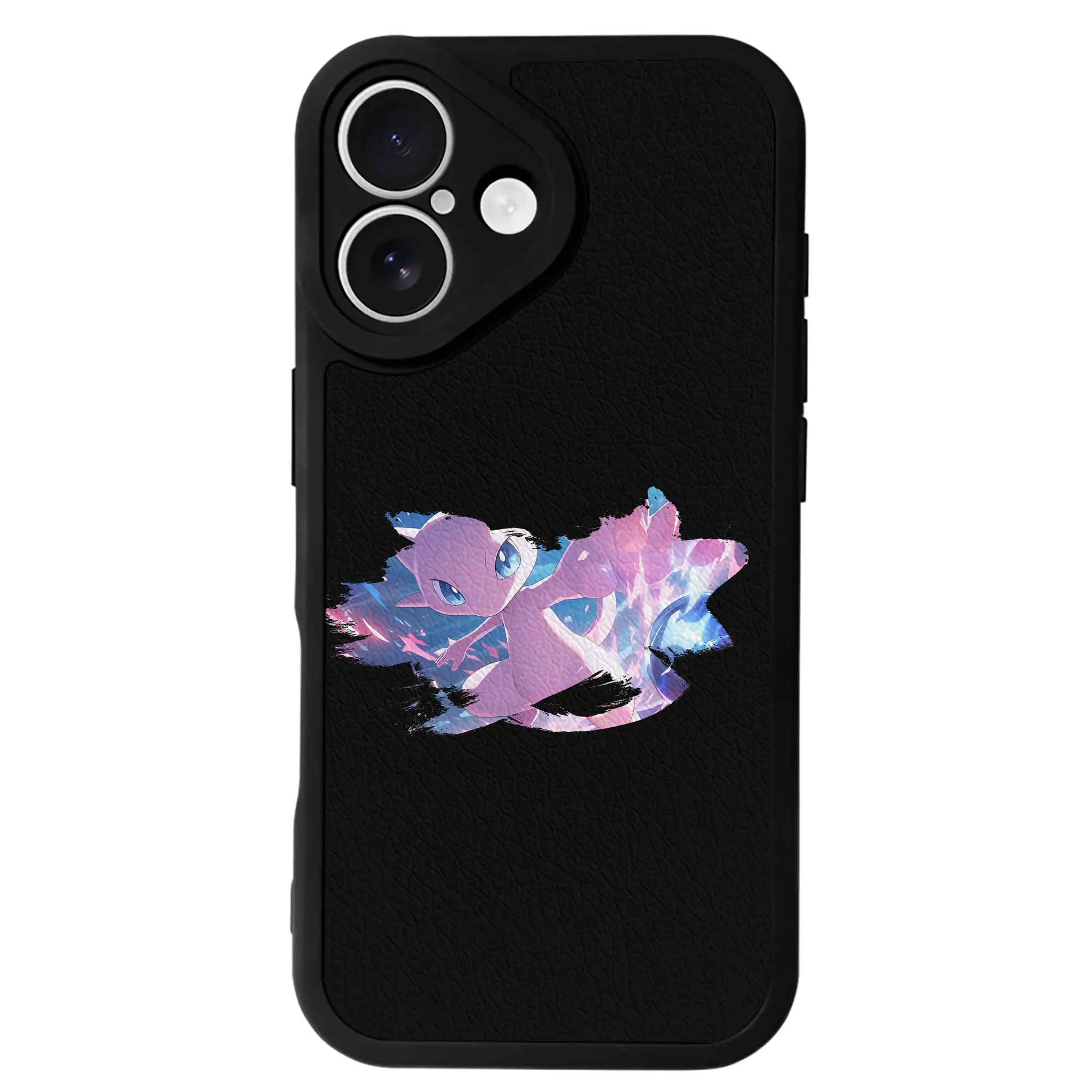 ポケモン グッズ,ミュウ - IPhone 16シリーズ対応 ・ シリコンスマホケース ・ レザー調 ・ 高精度フィット ・ 耐衝撃 ・ ワイヤレス充電対応 ・ 精密カット